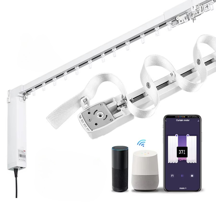 Smart Garden Offices - Smart Home Automation U-Shaped Curtains Garden