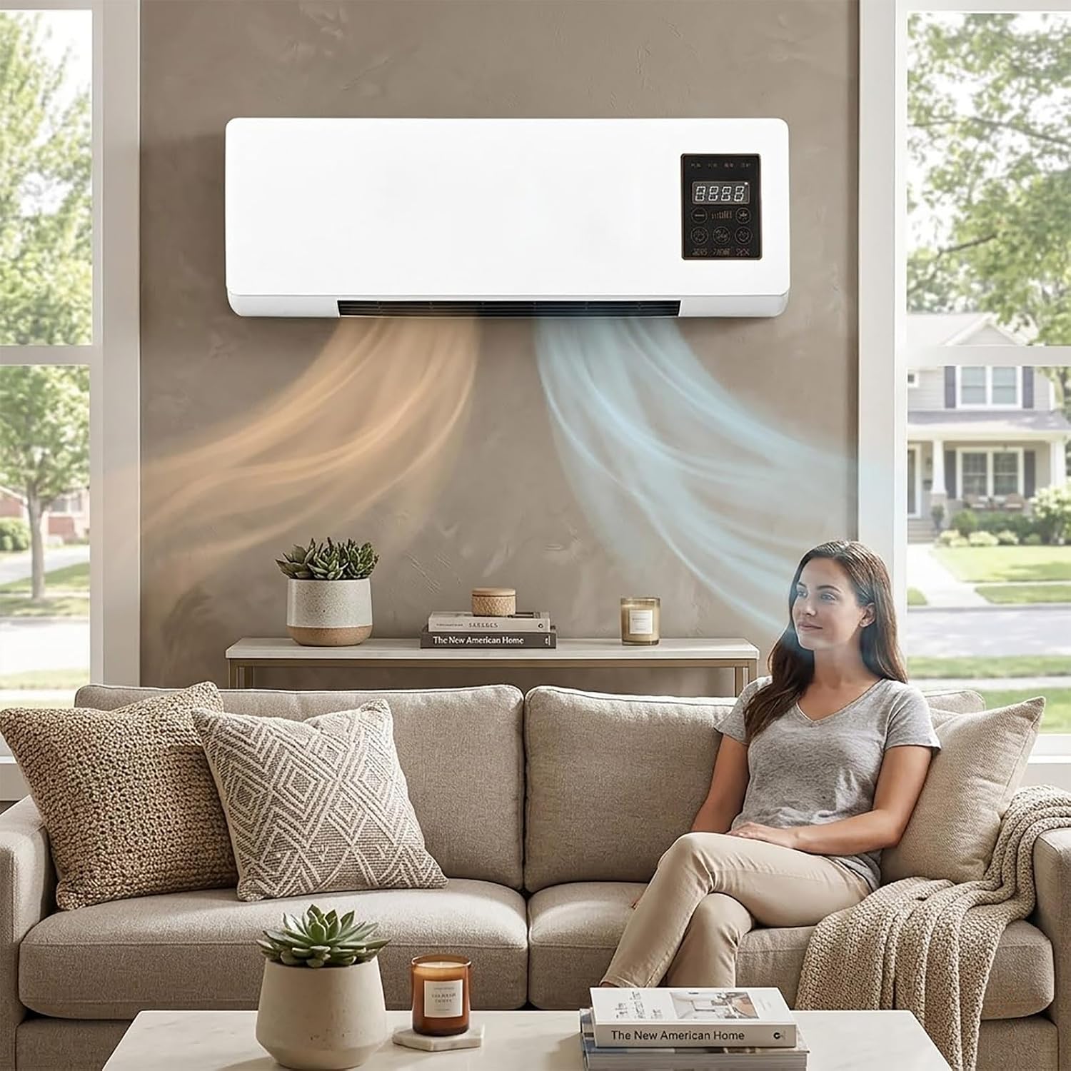 Smart Garden Offices - Portable Wall Mounted Air Conditioner Fan,