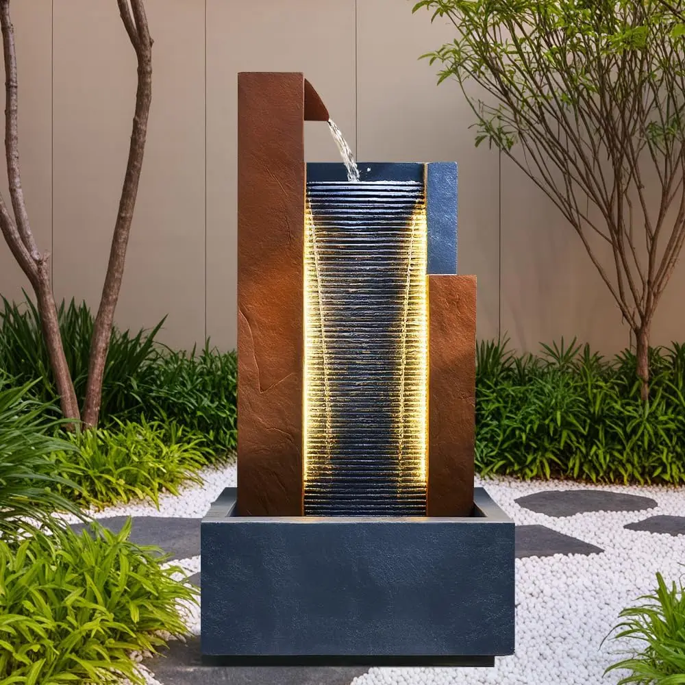 Smart Garden Offices - Smart Big-Sized Outdoor Waterfall Fountain -