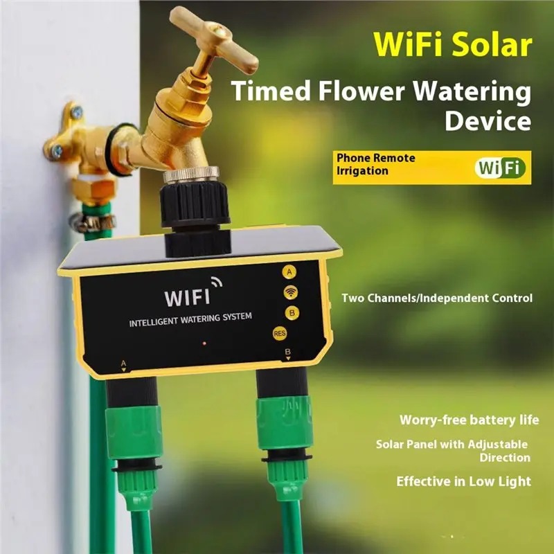 1/2 Outlets WIFI Solar Irrigat - огляд і ціна Smart Garden Lock