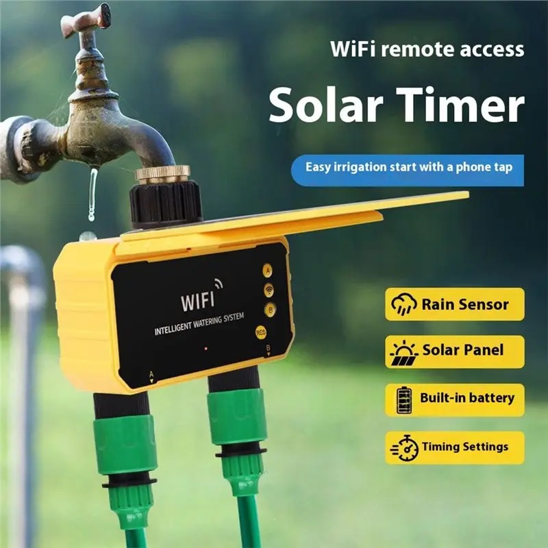 1/2 Outlets WIFI Solar Irrigat - огляд і ціна Smart Garden Lock
