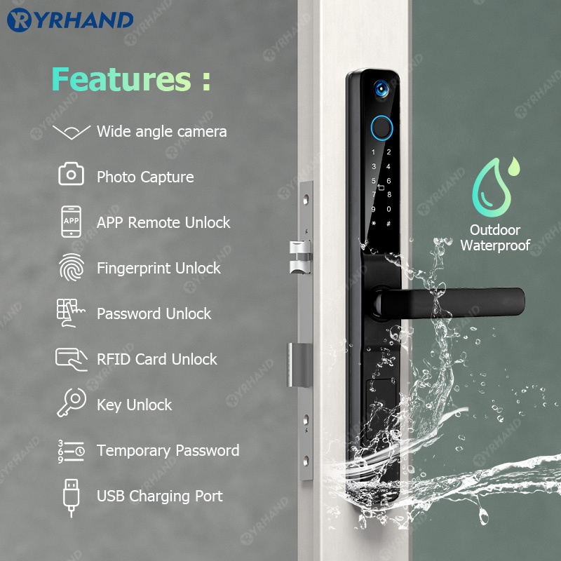 YRHAND IP66 Keyless Cat's Eye  - огляд і ціна Smart Garden Gate Lock