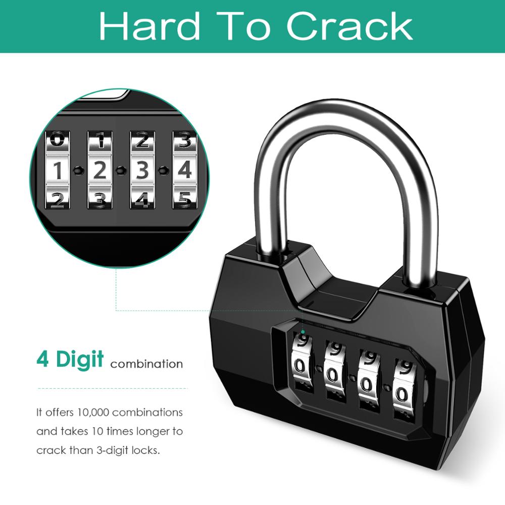 ORIA Combination Padlock 4-Dig - огляд і ціна Smart Garden Gate Lock