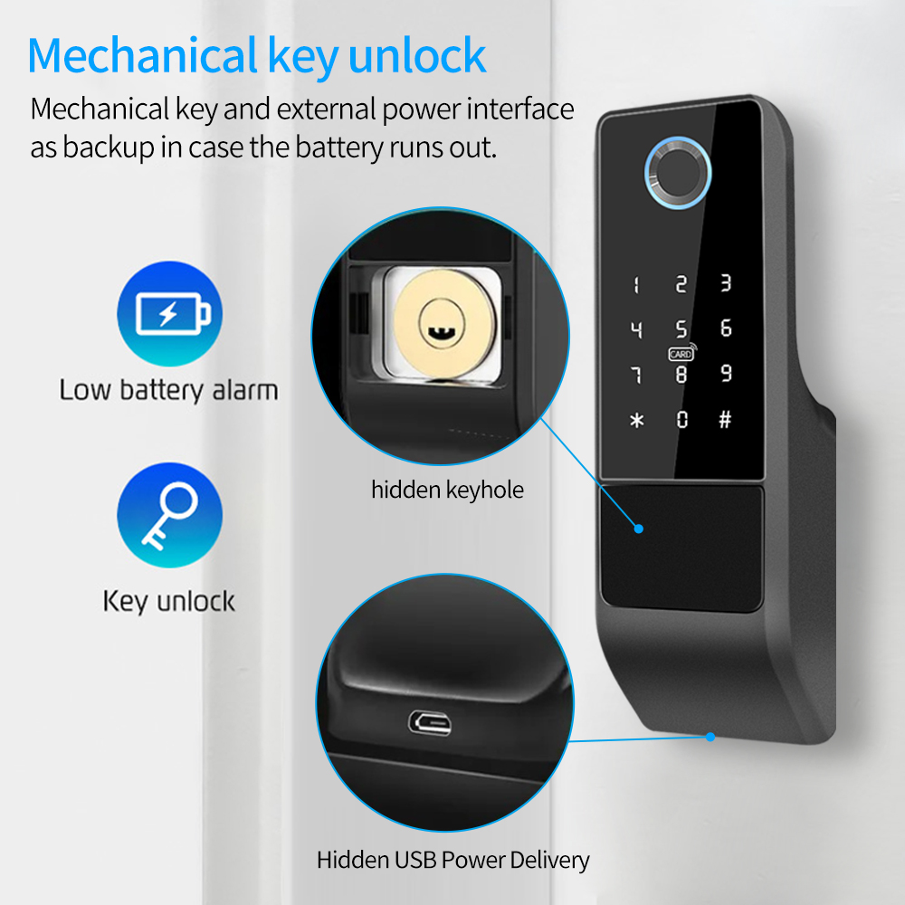 IP65 Waterproof TTLock Fingerp - огляд і ціна Smart Garden Lock