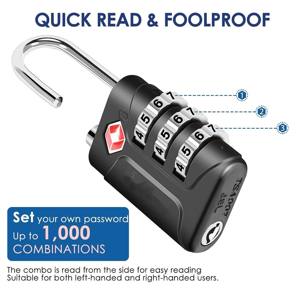 TSA Approved Luggage Locks, Co - огляд і ціна Smart Garden Gate Lock