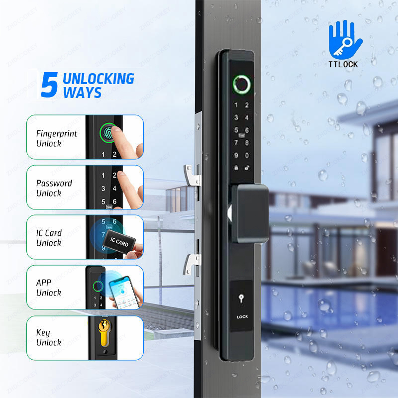 ZHDCOOKEY Biometric Digital Do - огляд і ціна Smart Garden Gate Lock