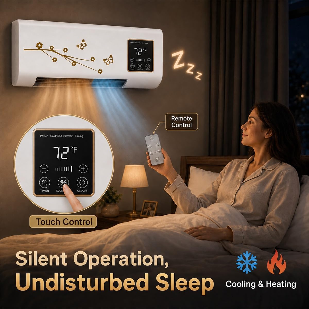 1800W Wall Mounted Air Conditi - огляд і ціна Smart Garden Offices