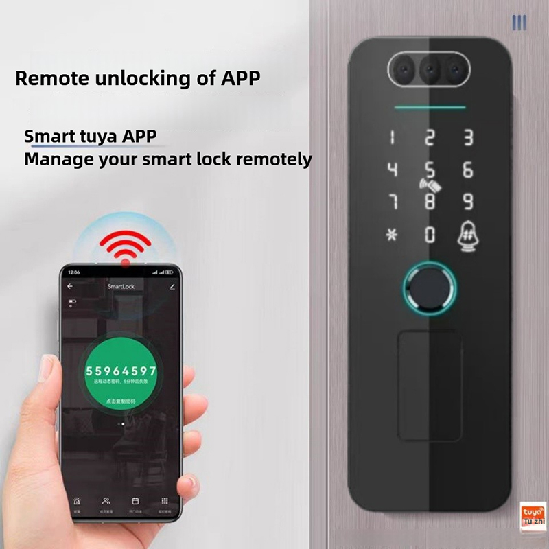 Tuya Wifi SmartLife 3D Face Re - огляд і ціна Smart Garden Lock