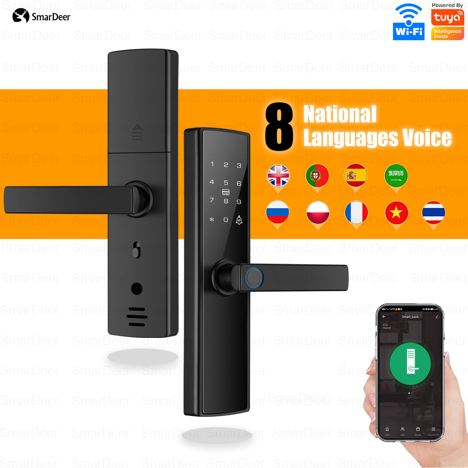 SmarDeer Electronic Door Lock  - огляд і ціна Smart Garden Lock