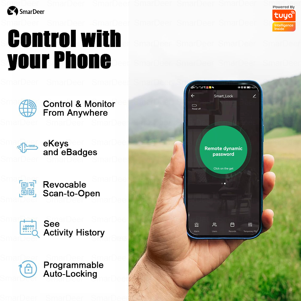 SmarDeer Electronic Door Lock  - огляд і ціна Smart Garden Lock