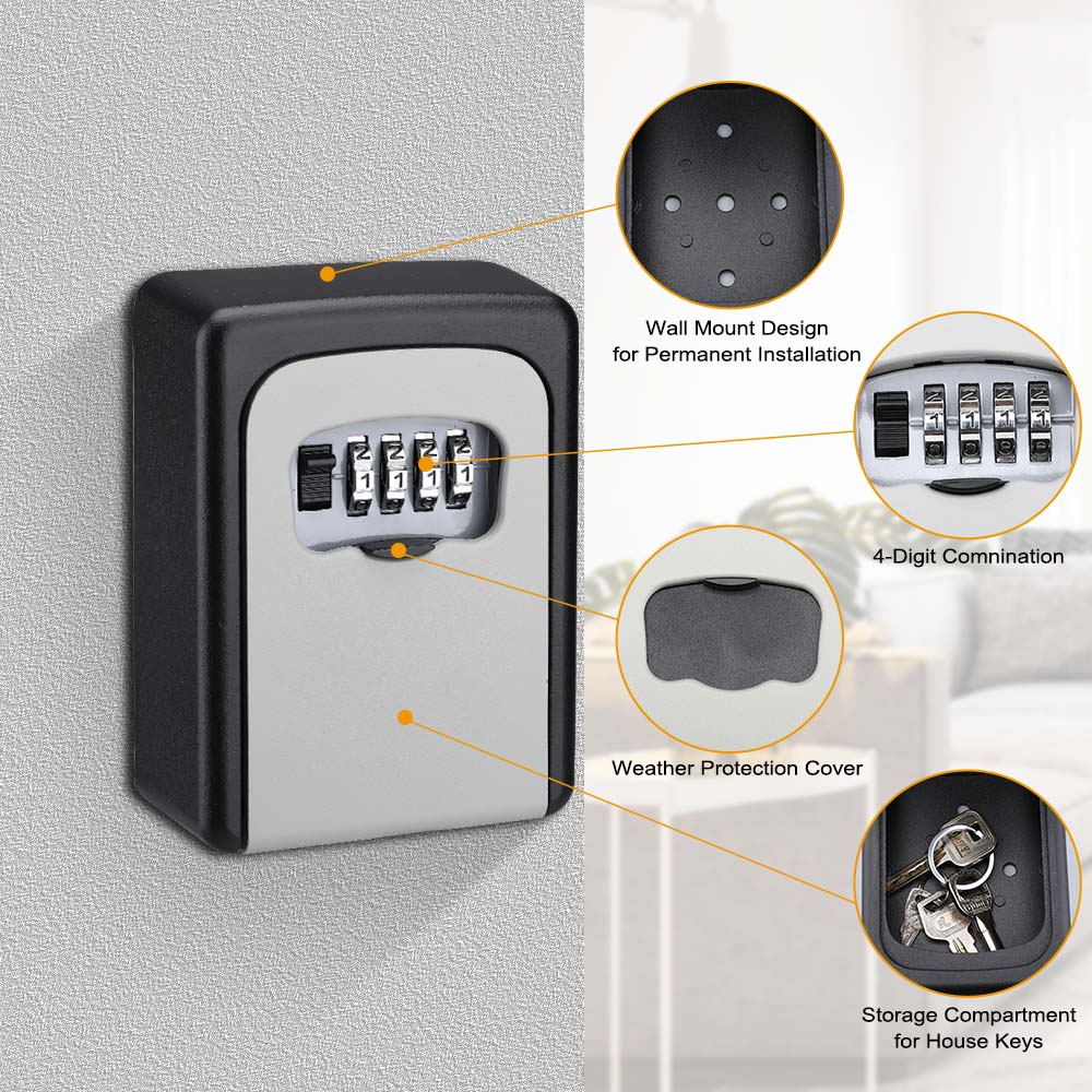 Password Lock Storage Box Meta - огляд і ціна Smart Garden Gate Lock