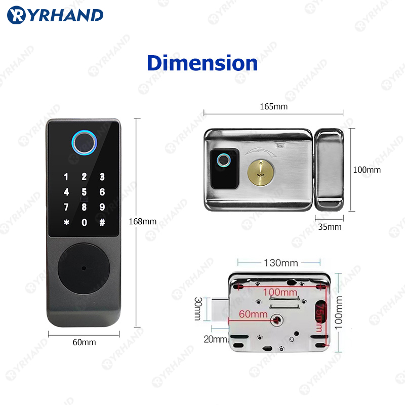 Tuya Smart lock Waterproof Wif - огляд і ціна Smart Garden Lock